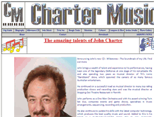 Tablet Screenshot of chartermusic.com.au
